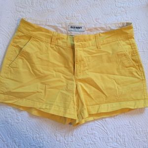 Old Navy Yellow Shorts